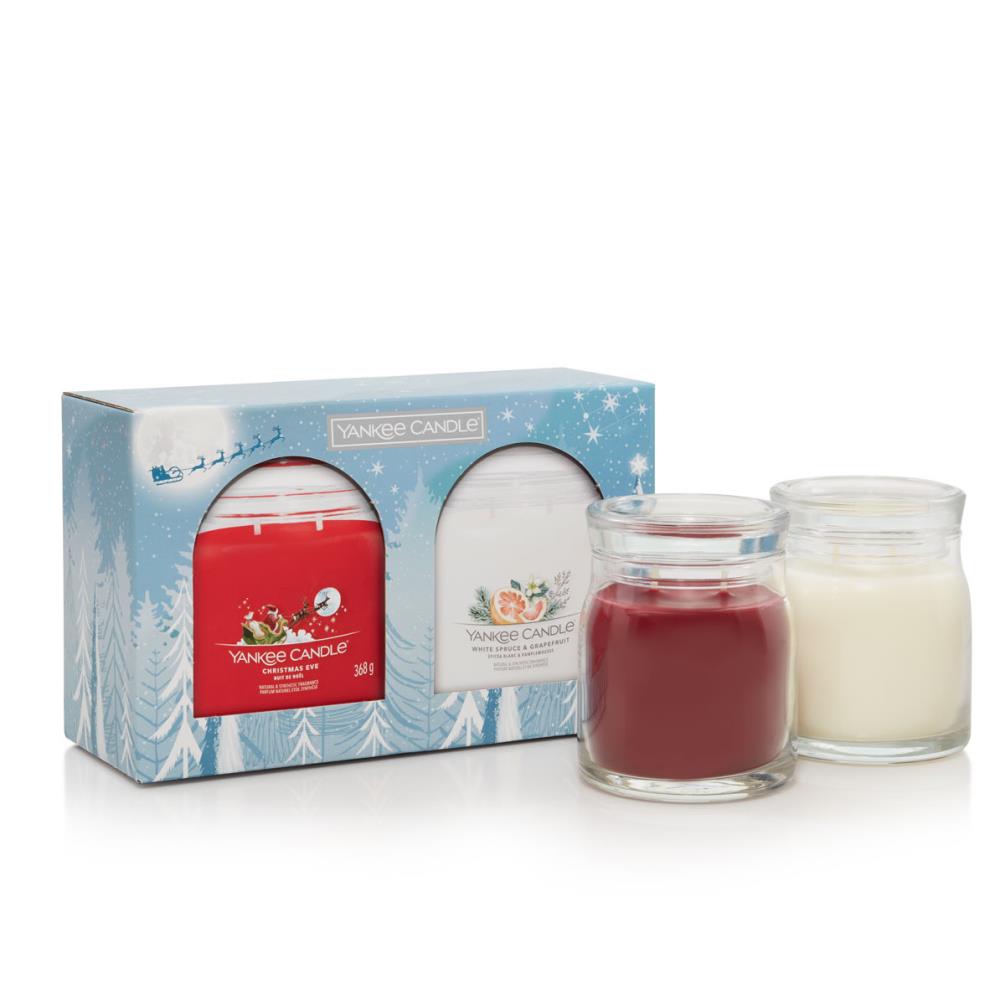 Yankee Candle 2 Medium Jars Christmas Gift Set Extra Image 1